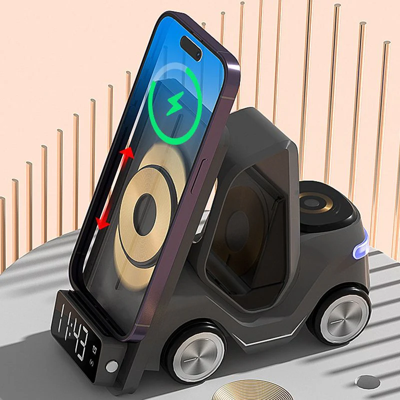 5-in-1 Car Shape Fast Wireless Charger Stand - Image 6