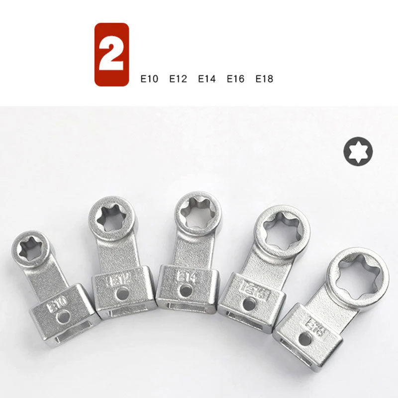 15 Piece Portable Replaceable Head Belt Wrenches Set - Image 7