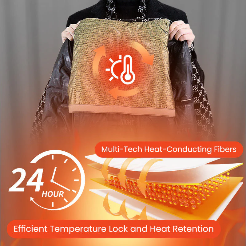 ❄️Winter-Specials❄️Men’s Tweed Jacket with White Duck Down Lining - Image 5