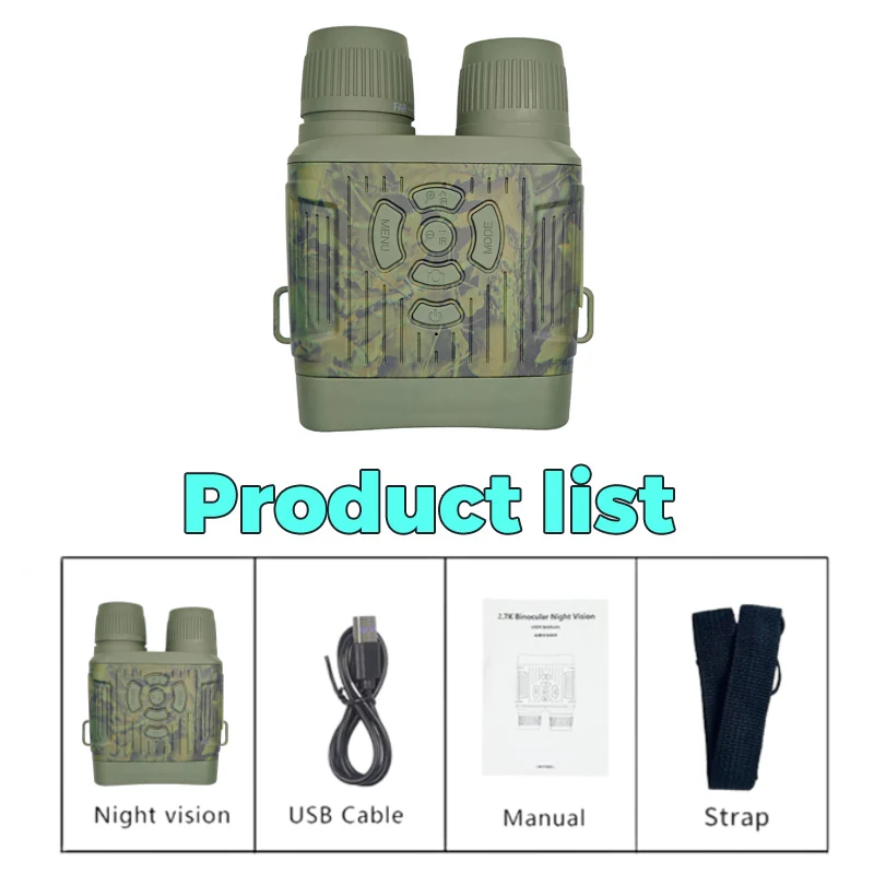 Rechargeable Night Vision Goggles Set - Image 9