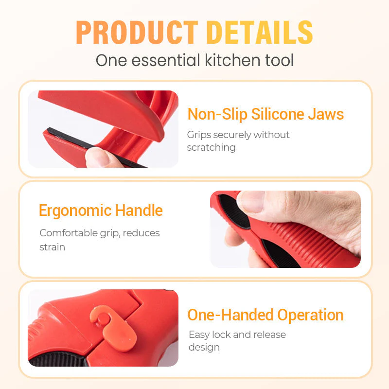 3-in-1 silicone clip for bowls and plates - Image 3