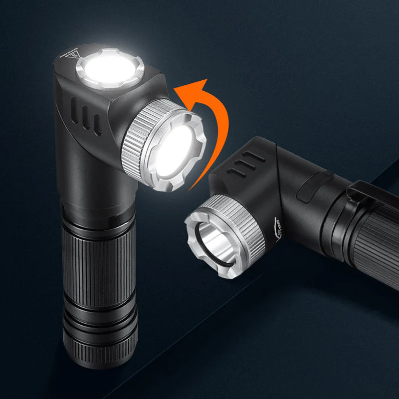 Multi-Function LED Flashlight with Magnetic Base - Image 2