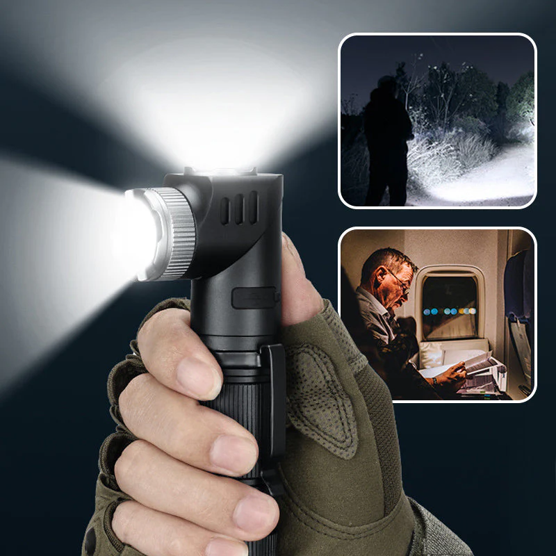 Multi-Function LED Flashlight with Magnetic Base - Image 3