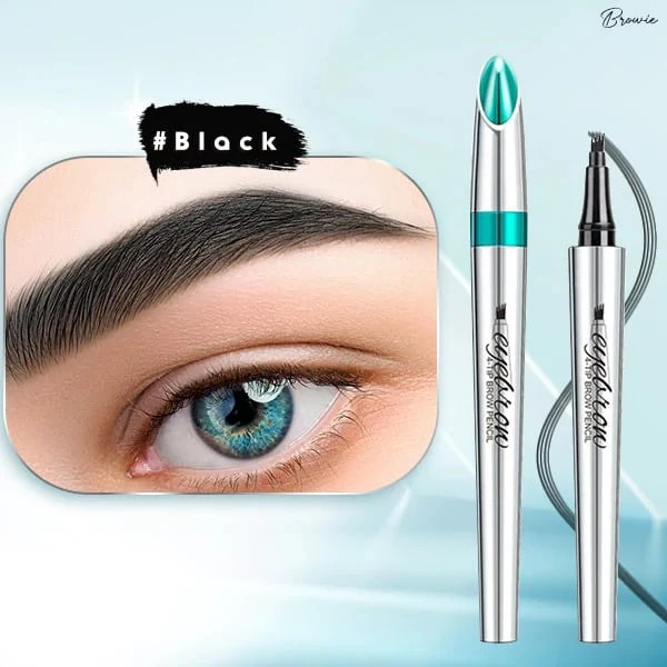 📢📢Buy 1 get 1 free⏰3D Waterproof Microblading Eyebrow Pen 4 Fork Tip Tattoo Pencil - Image 10