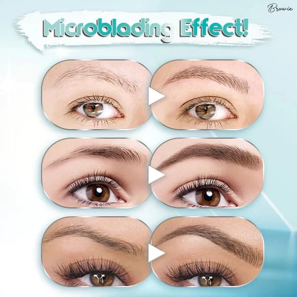 📢📢Buy 1 get 1 free⏰3D Waterproof Microblading Eyebrow Pen 4 Fork Tip Tattoo Pencil - Image 4