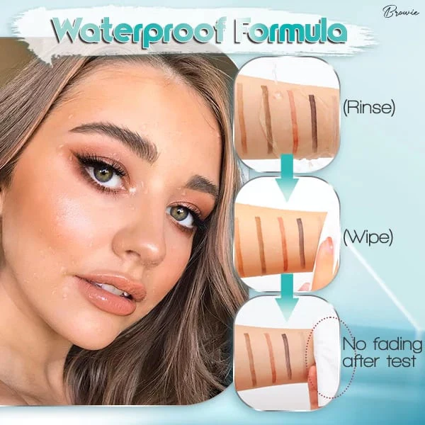📢📢Buy 1 get 1 free⏰3D Waterproof Microblading Eyebrow Pen 4 Fork Tip Tattoo Pencil - Image 5