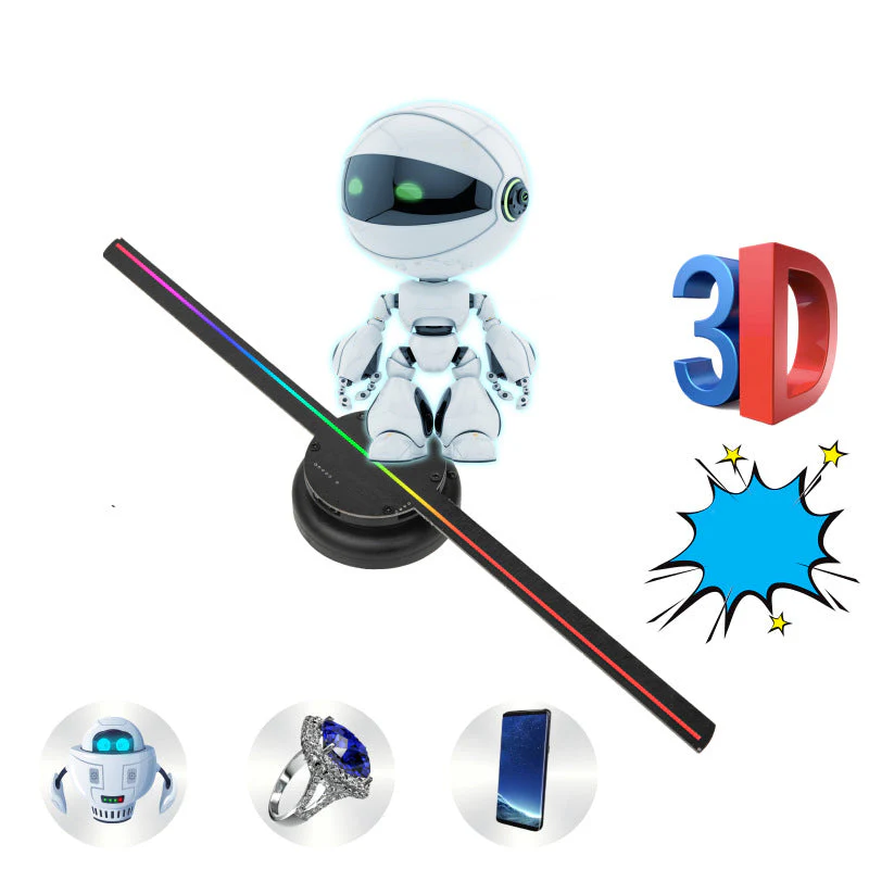 🔥HOT SALE 50% OFF🔥3D Hologram LED Fan Projector - Image 2