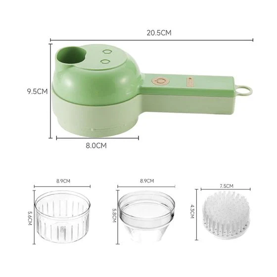 ✨5 IN 1 PORTABLE ELECTRIC VEGETABLE CUTTER SET✨ - Image 7