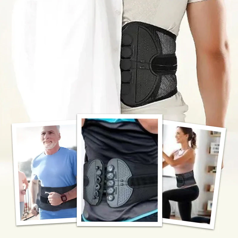 Adjustable Lumbar Support Belt Lower Back Brace - Image 7