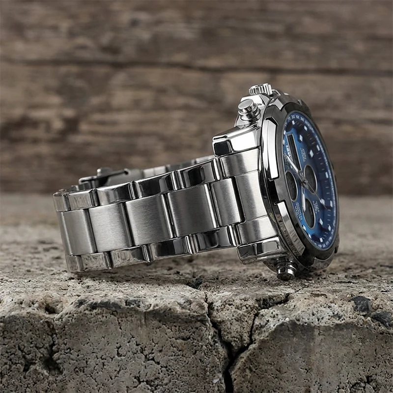 ⌚ 50% OFF NOW! 🪖 Men‘s Military Watch – Analog-Digital Display, Waterproof & Shock-Resistant 🛡️ - Image 6