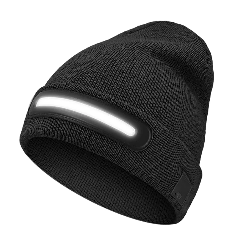 ⏳Limited time 50% discount💥🎁Rechargeable Bluetooth Beanie Hat with Light - Image 9