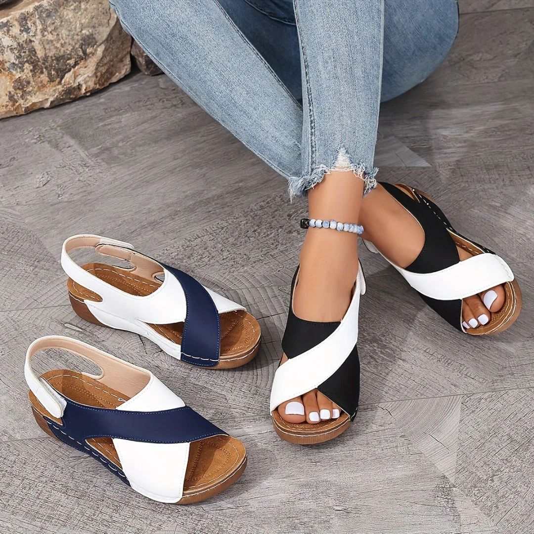 🔥Last Day Promotion 50% OFF - Women's Ultra Comfortable Slope Heel Orthopaedic Sandals - Image 2