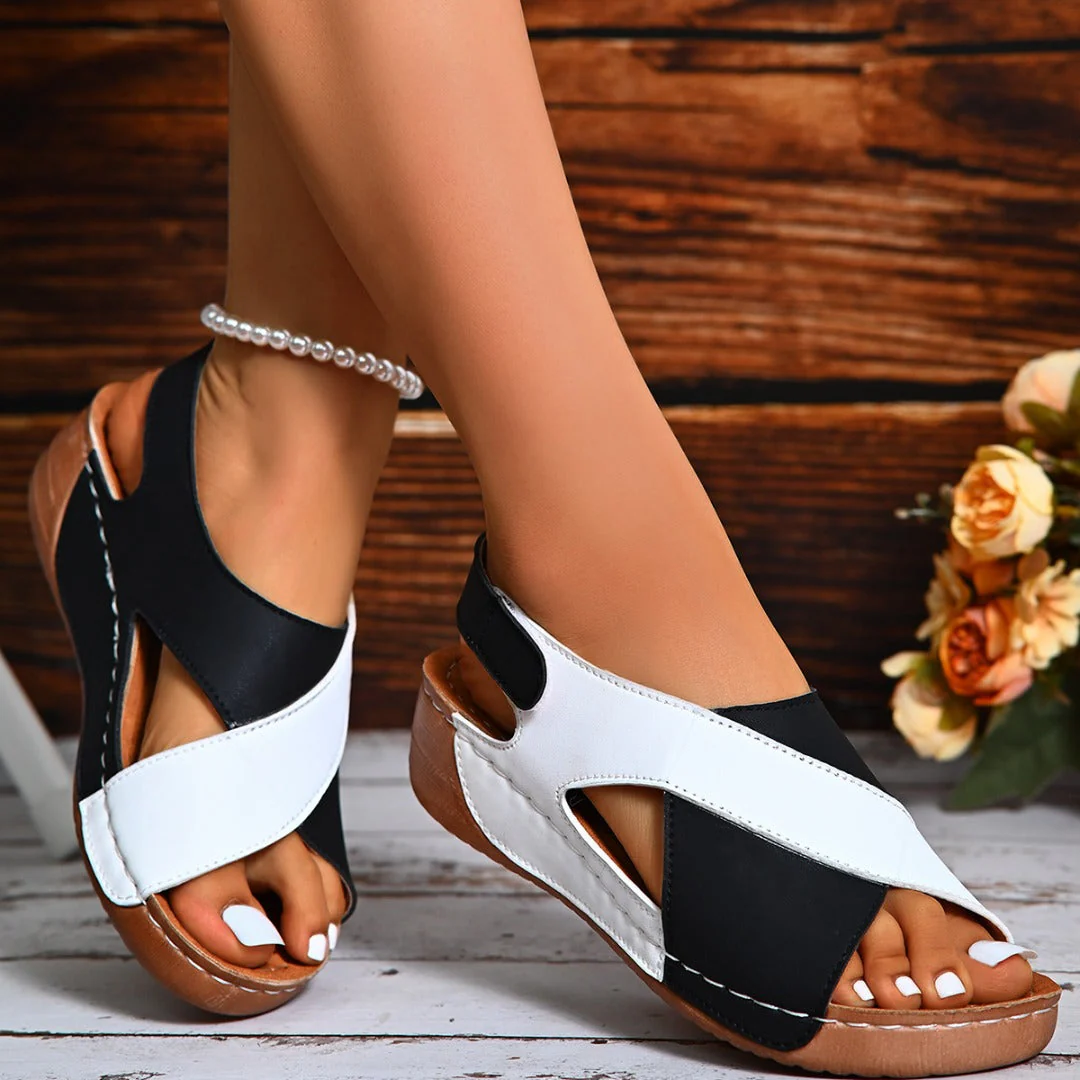 🔥Last Day Promotion 50% OFF - Women's Ultra Comfortable Slope Heel Orthopaedic Sandals - Image 7