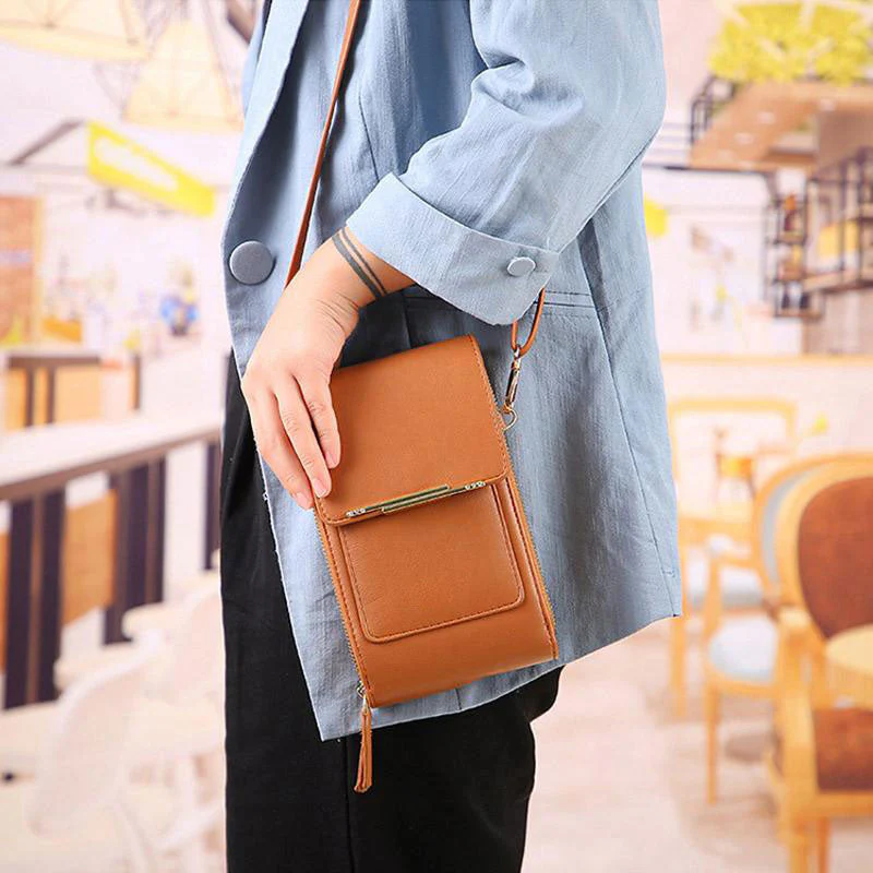👜 📱 Women's Touch Screen Messenger Bag – Smart Phone Charging, Anti-Theft & Water-Resistant ✨ - Image 4