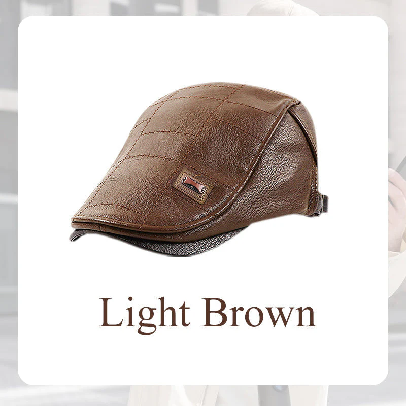 New Fashion Leather Beret - Image 11