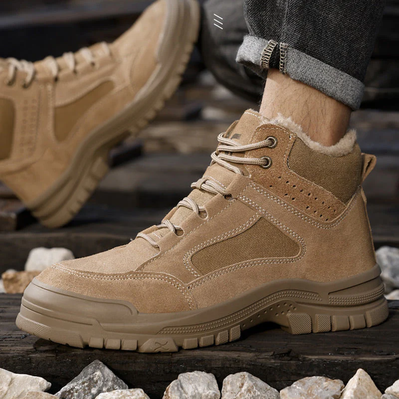🎅 Men's Winter Safety Shoes – Steel Toe Cap and Slip-Resistant! -- Free Shipping