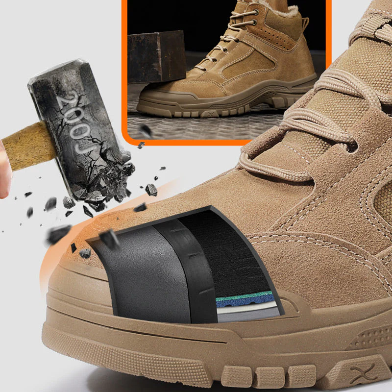 🎅 Men's Winter Safety Shoes – Steel Toe Cap and Slip-Resistant! -- Free Shipping - Image 5