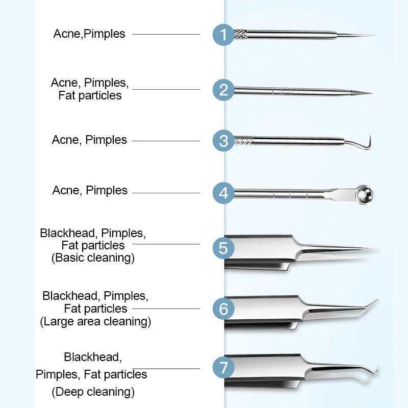 💓HOT SALE 50% OFF💥Stainless Steel Blackhead Remover Tool Kit - Image 6