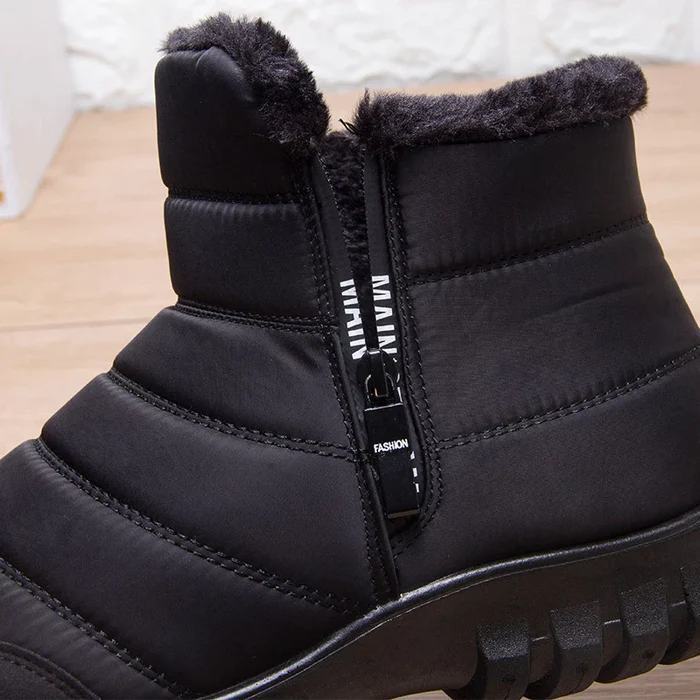 🔥2024 New Year's Hot Sale🔥Waterproof Warm Cotton Zipper Snow Ankle Boots - Image 4