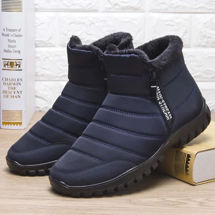 🔥2024 New Year's Hot Sale🔥Waterproof Warm Cotton Zipper Snow Ankle Boots - Image 7