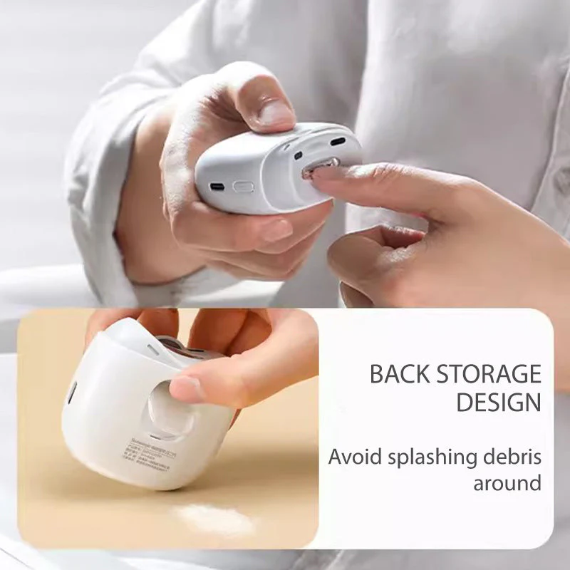 2-Speed Electric Nail Clipper with LED - Image 6