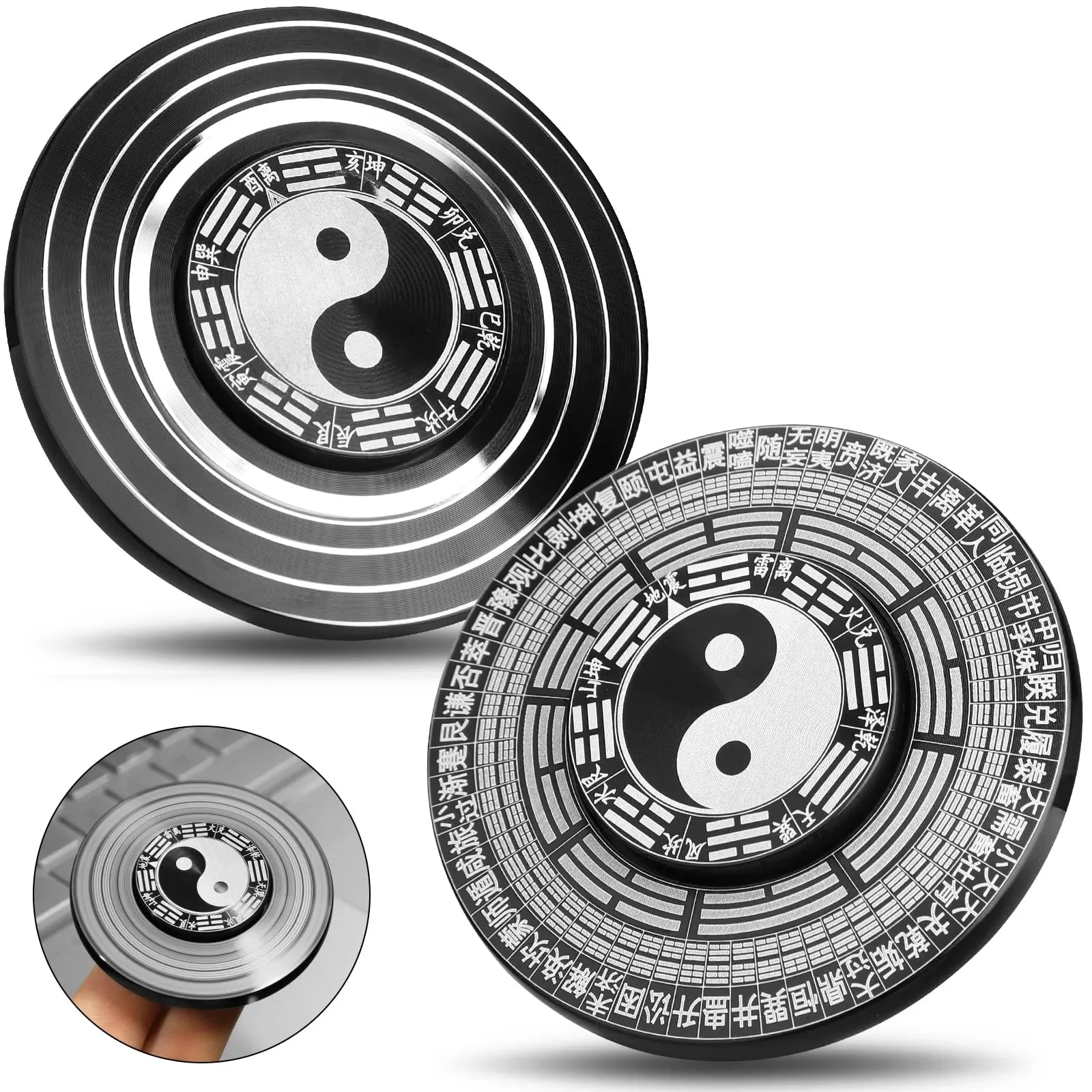 Portable Feng Shui Bagua Tai Chi Gyroscope Compass - Image 10