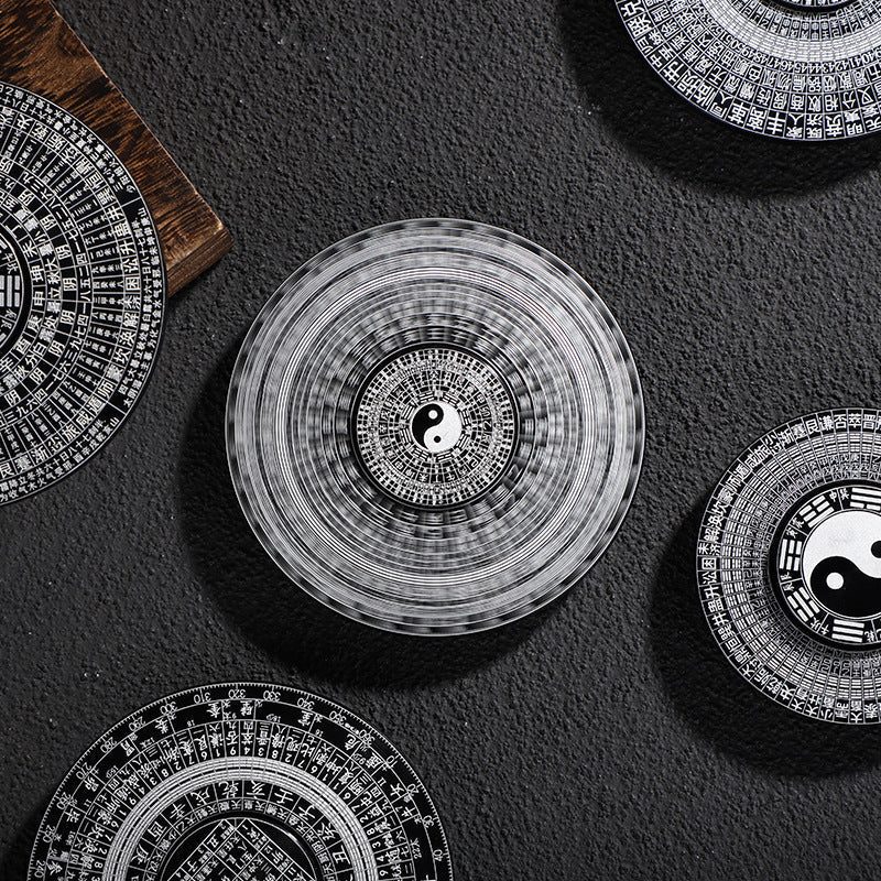 Portable Feng Shui Bagua Tai Chi Gyroscope Compass - Image 2