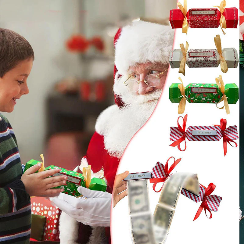 Christmas Surprise Money Pull Pouch - Image 3