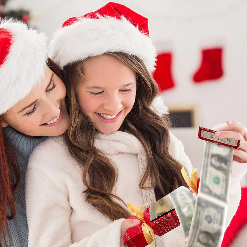 Christmas Surprise Money Pull Pouch - Image 4