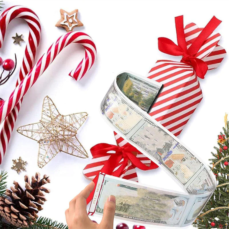 Christmas Surprise Money Pull Pouch - Image 5