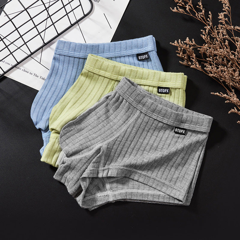 Men's Yarn Woven U-Shaped Low Briefs - Image 2