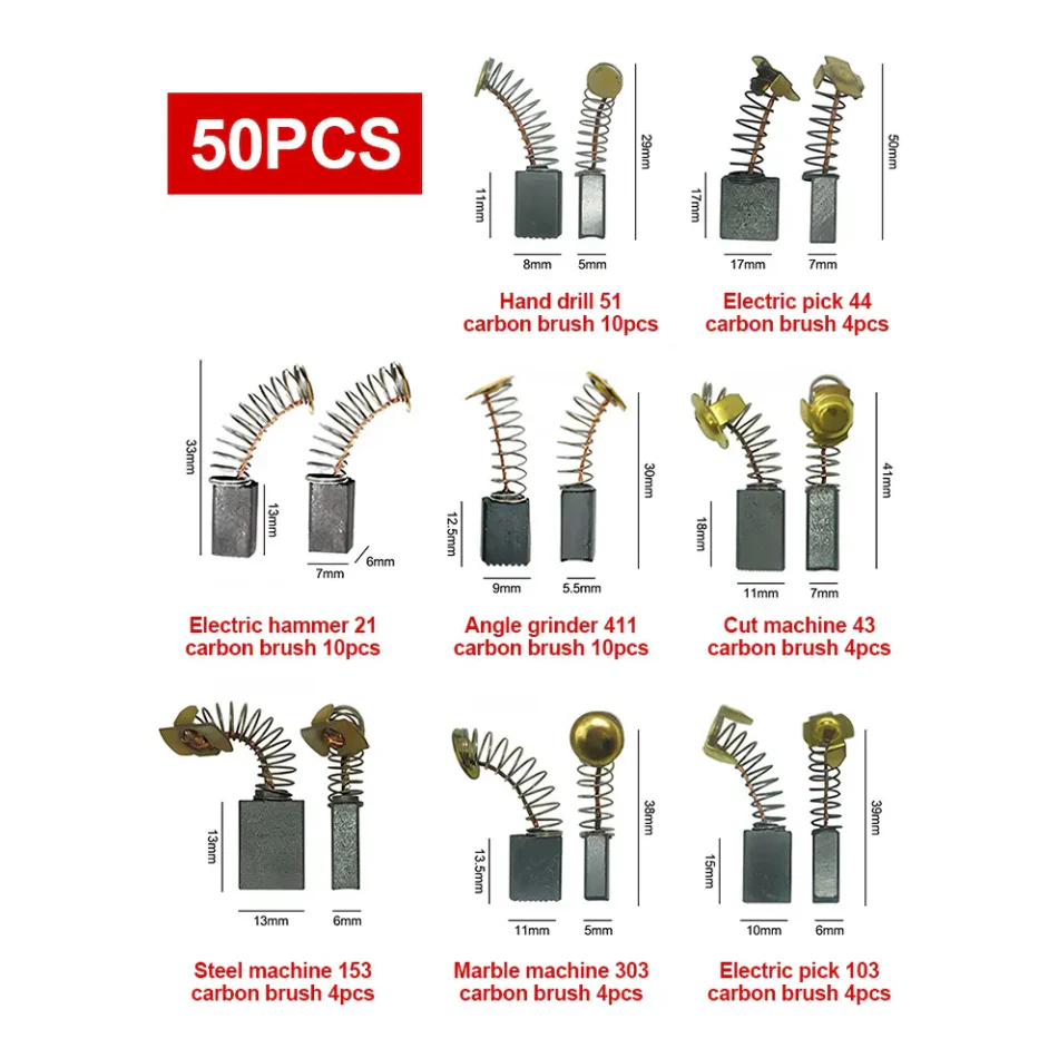 🔥🔥Carbon Brush Set for Electric Tools - Image 2