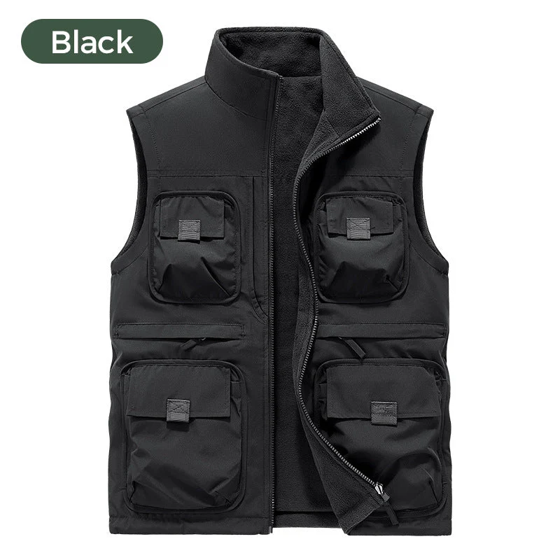 🔥HOT SALE 40% OFF🔥 Reversible Multi-Pocket Padded Vest for Men & Women-🌲Designed specifically for OUTDOOR🌲 - Image 12