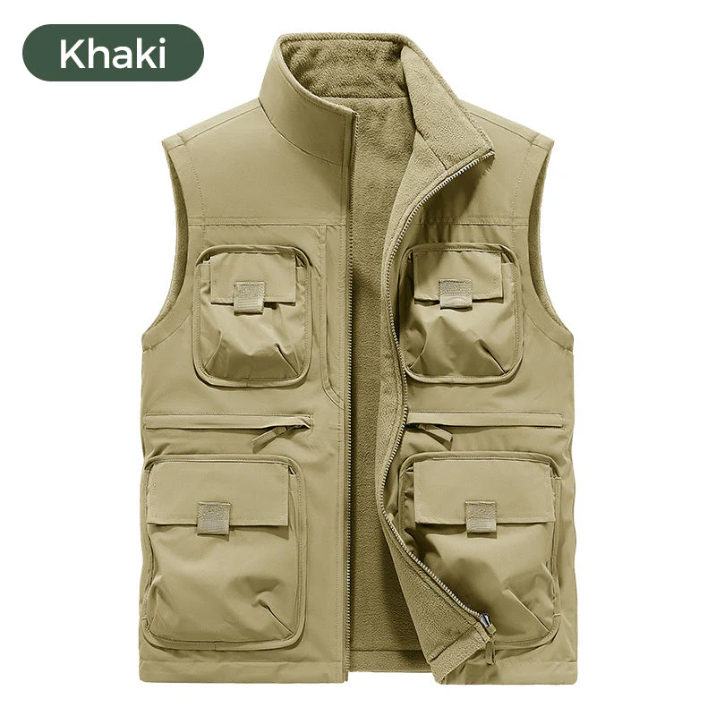 🔥HOT SALE 40% OFF🔥 Reversible Multi-Pocket Padded Vest for Men & Women-🌲Designed specifically for OUTDOOR🌲 - Image 13