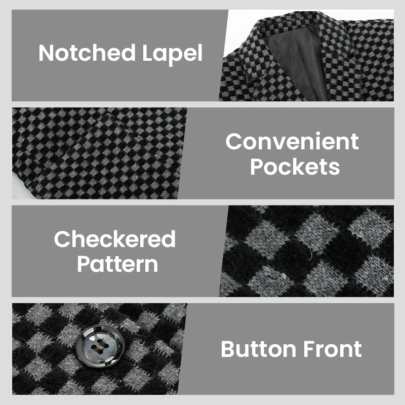 ❄️Winter Hot Sale🔥Men's Fleece-Lined Slim-Fit Casual Suit Jacket - Image 7