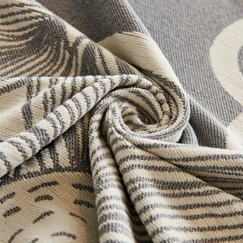 Chenille Flower Sofa Cover Blanket - Image 8