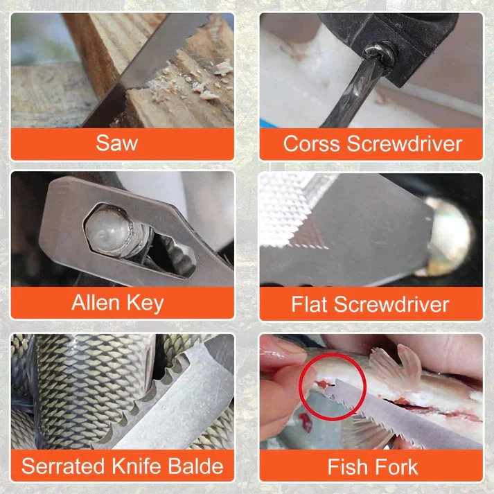 16-in-1 Portable Claw Hammer Multitool - Image 2