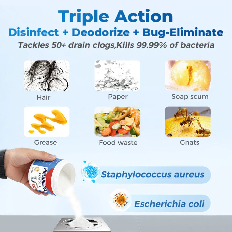 🎁 Hot Sale 50% OFF 🔥4-in-1 Powerful Pipe Unclogging Powder - Image 3