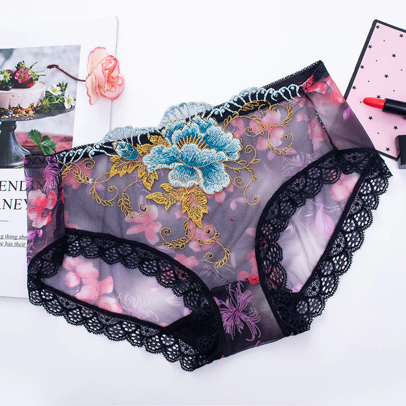 🔥Buy 7 Get 7 Free🔥 ✨ Sexy Lace Plus-Size Mid-Rise Seamless Panties - Image 10