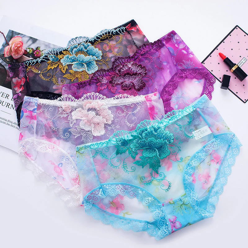 🔥Buy 7 Get 7 Free🔥 ✨ Sexy Lace Plus-Size Mid-Rise Seamless Panties - Image 12