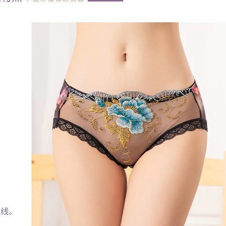 🔥Buy 7 Get 7 Free🔥 ✨ Sexy Lace Plus-Size Mid-Rise Seamless Panties - Image 3
