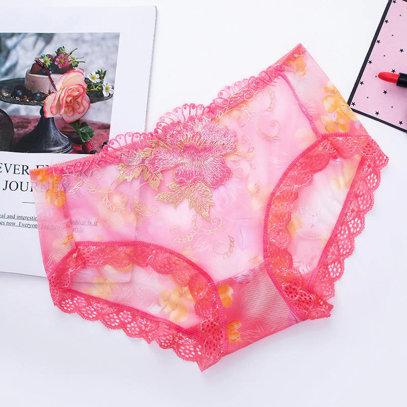 🔥Buy 7 Get 7 Free🔥 ✨ Sexy Lace Plus-Size Mid-Rise Seamless Panties - Image 6