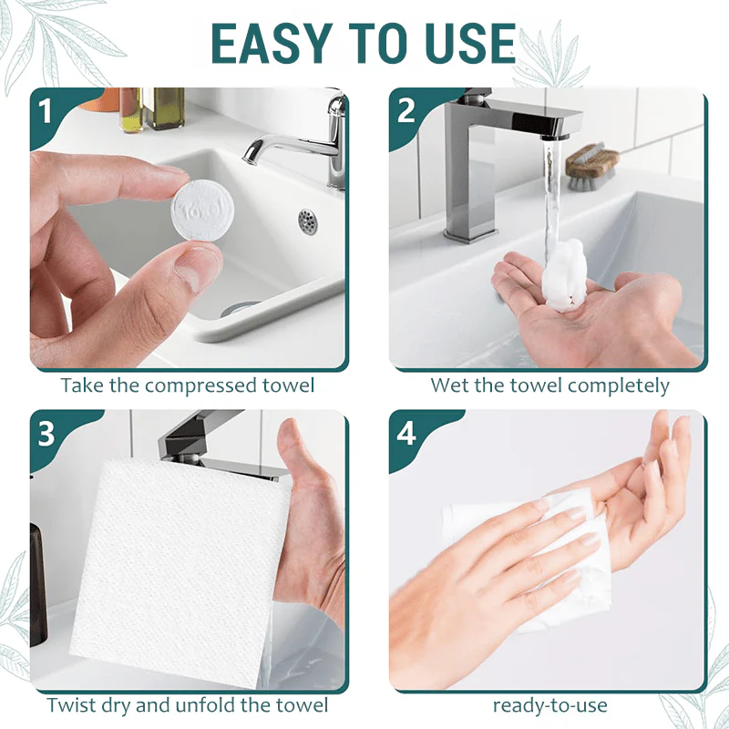 ✨Compressed Towel Tablets - 142% high-quality pure cotton - Image 7