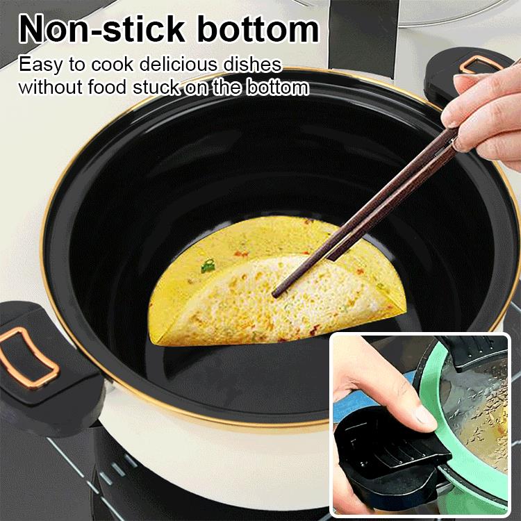 Double Handle 7L Enamel Micro Pressure Cooker - Image 4