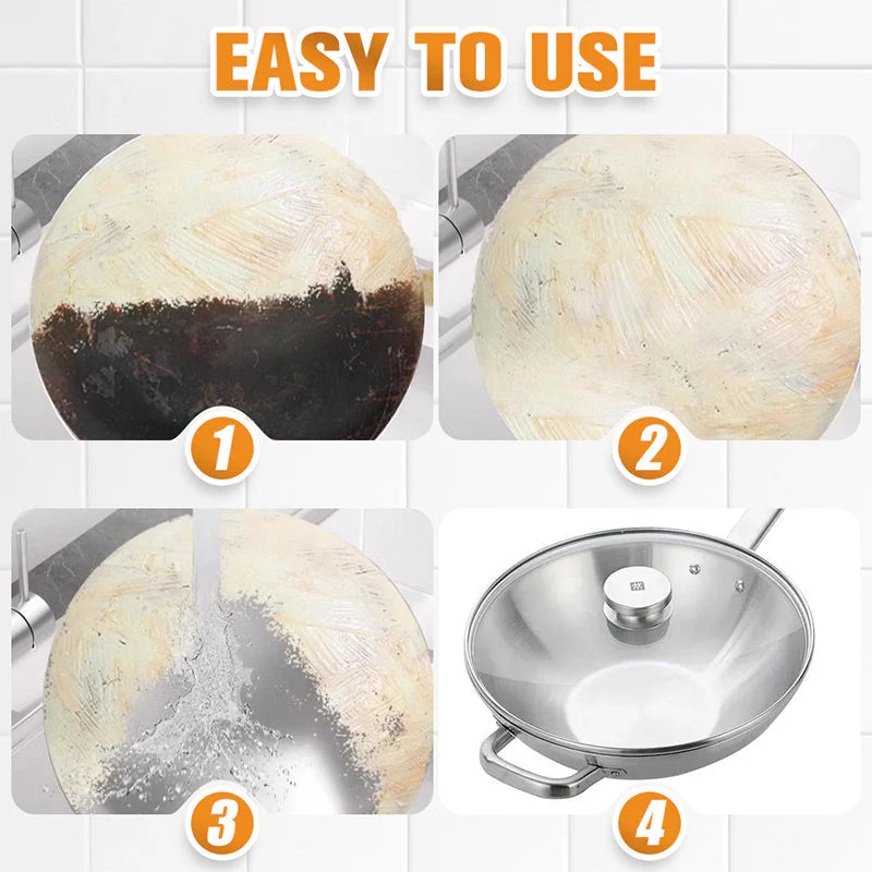 🔥Hot sale 50% off🔥Powerful Burnt Residue Remover Paste for Cookware - Image 7