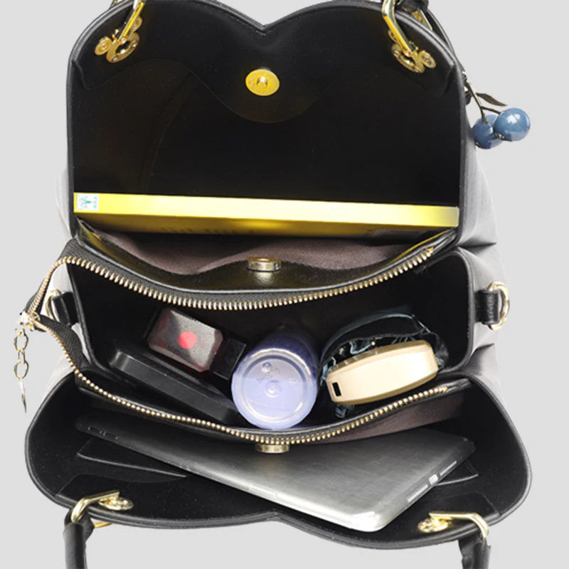 Large capacity cross-body shoulder bag - Image 5