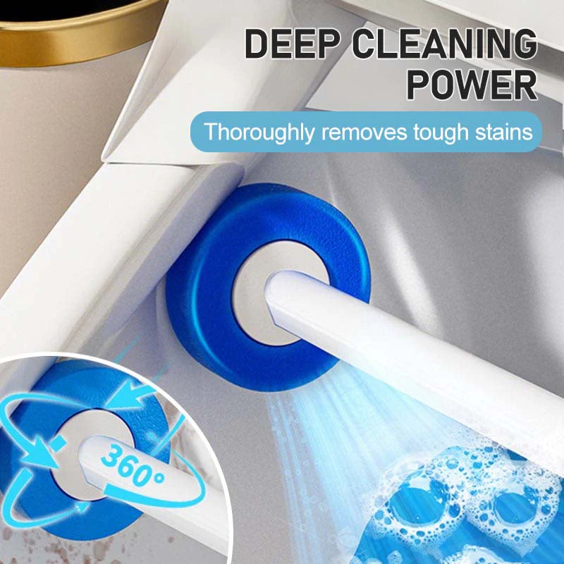 Disposable Toilet Brush with Replaceable Head - Image 2