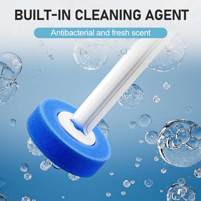 Disposable Toilet Brush with Replaceable Head - Image 3