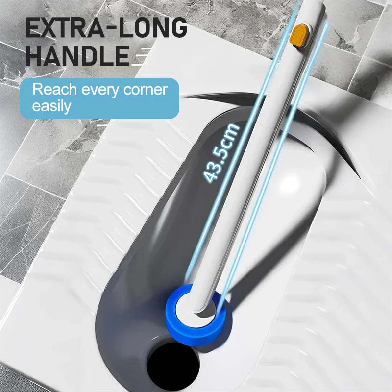 Disposable Toilet Brush with Replaceable Head - Image 4