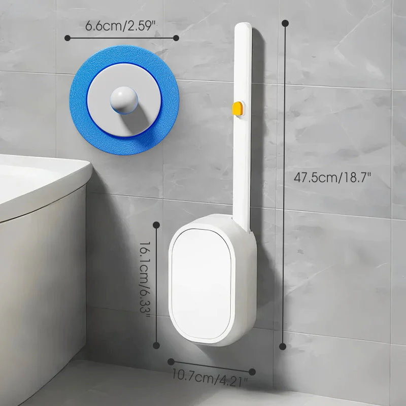 Disposable Toilet Brush with Replaceable Head - Image 7